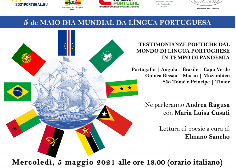 5 de Maio dia Mundial da Lingua Portuguesa – Testimonianze Poetiche dal mondo di lingua portoghese in tempo di pandemia